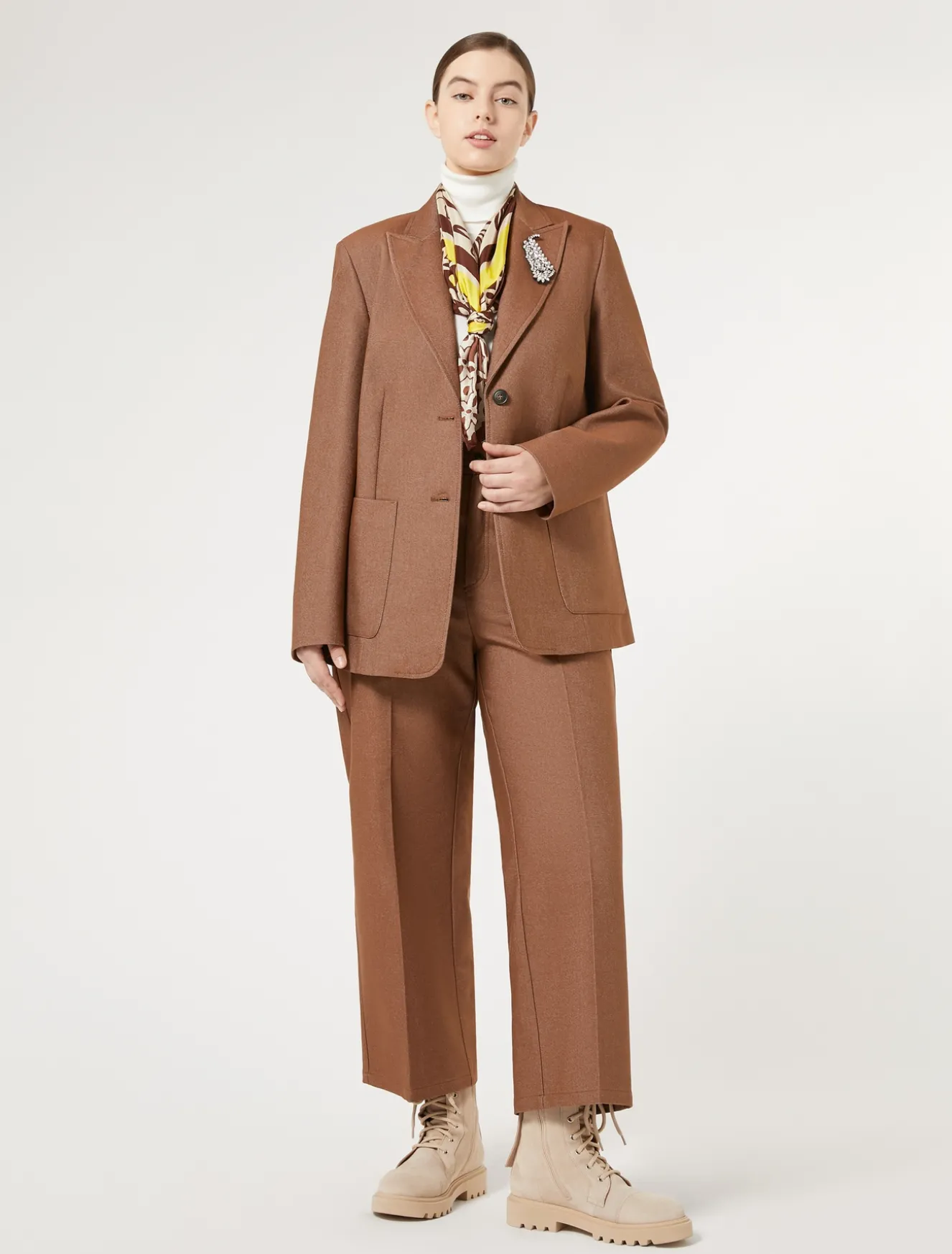 Baumwollhose in Denim-Optik