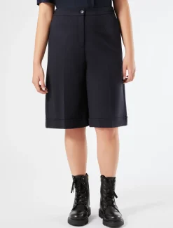 Bermudashorts aus Punto Milano Jersey