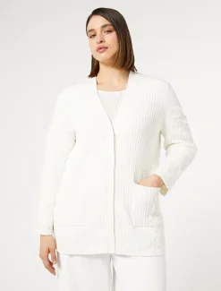Bestickter Cardigan aus Baumwolle