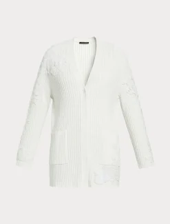 Bestickter Cardigan aus Baumwolle