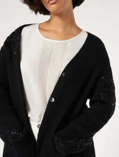 Bestickter Cardigan aus Baumwolle