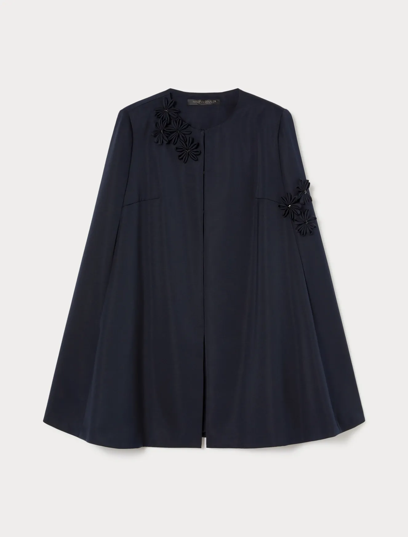 Besticktes Cape aus Duchesse