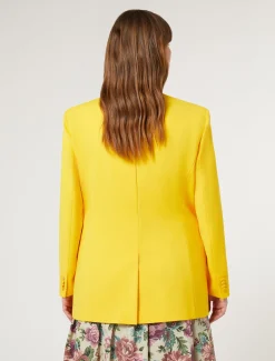 Blazer aus Baumwollcanvas