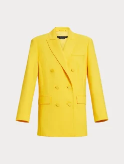 Blazer aus Baumwollcanvas