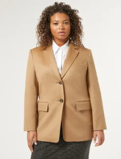 Blazer aus Kamelhaar