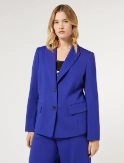 Blazer aus Punto Milano Jersey