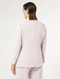 Blazer aus Triacetat-Cady