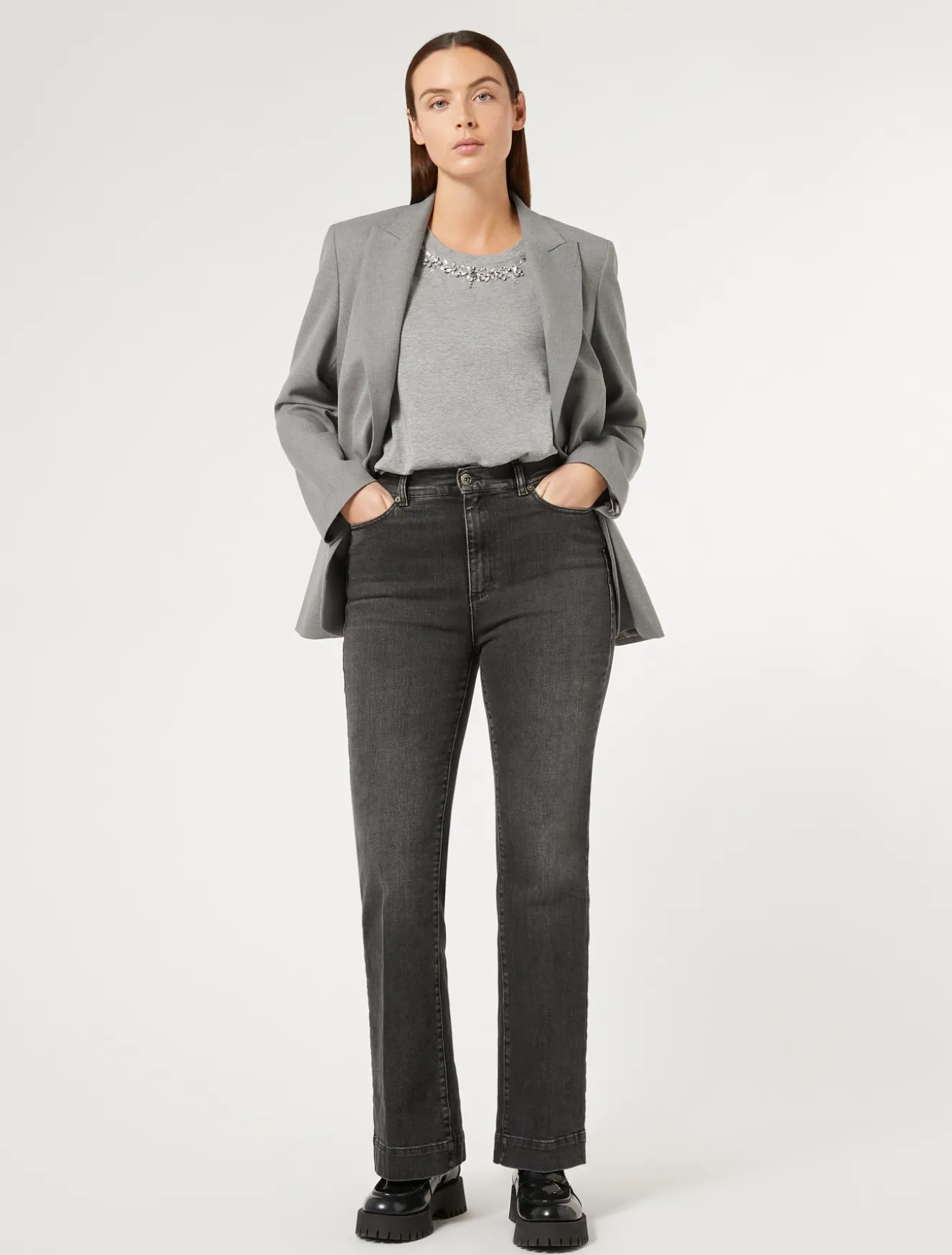 Blazer aus Viskosemischung