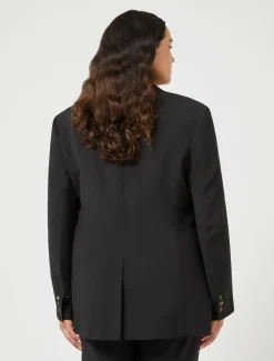 Blazer aus Wolltuch mit Stretchanteil