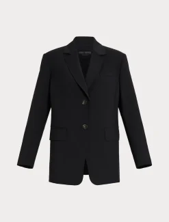 Blazer aus Wolltuch mit Stretchanteil