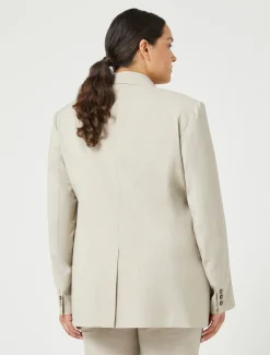 Blazer aus Wolltuch mit Stretchanteil