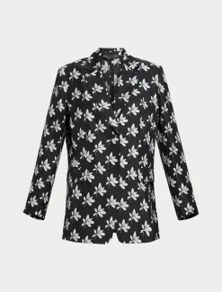 Blazerjacke aus Seidentwill