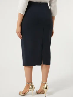 Bleistiftrock aus Cady