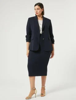 Bleistiftrock aus Cady