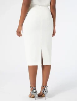 Bleistiftrock aus Cady