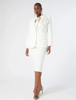 Bleistiftrock aus Cady