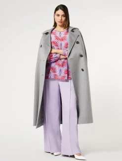 Bluse aus Crêpe-de-Chine-Seide