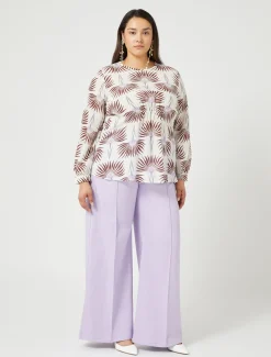 Bluse aus Crêpe-de-Chine-Seide