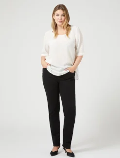 Bluse aus Crêpe-de-Chine-Seide