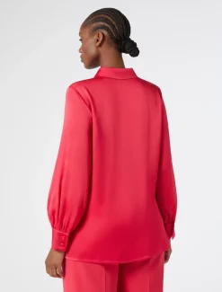 Bluse aus leichtem Satin