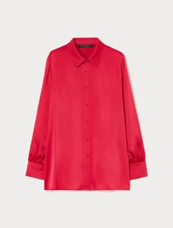 Bluse aus leichtem Satin