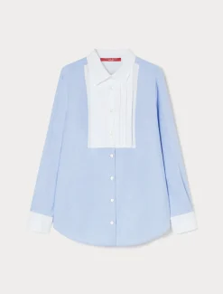 Bluse aus Oxford-Baumwolle