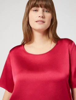 Bluse aus Satin