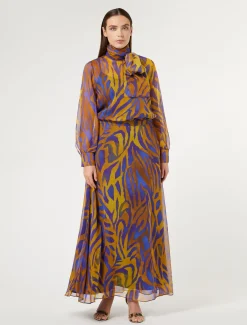 Bluse aus Seiden-Georgette