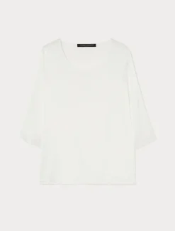 Bluse aus Seiden-Mix