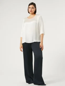 Bluse aus Seiden-Mix