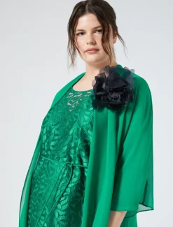 Brosche aus Seidenorganza