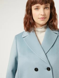 Caban aus Wolllodenstoff