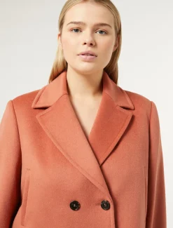 Caban aus Wolllodenstoff