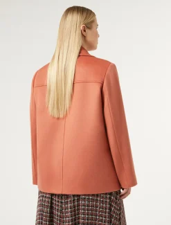 Caban aus Wolllodenstoff