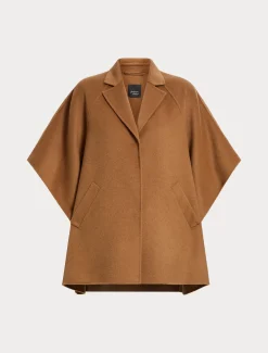 Cape aus doppeltem Wollgewebe