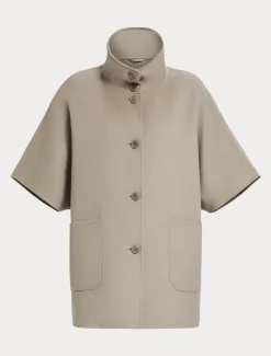 Cape aus doppeltem Wollgemisch