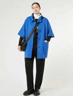 Cape aus doppeltem Wollgemisch