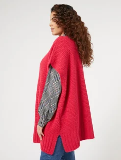 Cape aus Wollmischung