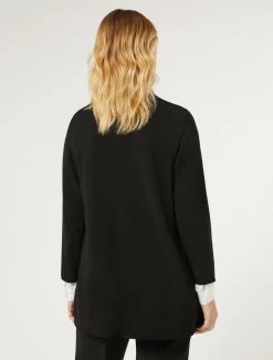 Cardigan aus Crêpe-Viskosestretch