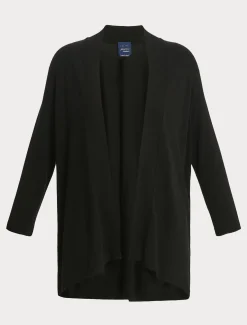 Cardigan aus Crêpe-Viskosestretch