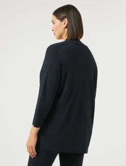 Cardigan aus Crêpe-Viskosestretch