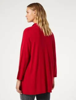 Cardigan aus Crêpe-Viskosestretch
