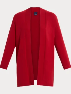 Cardigan aus Crêpe-Viskosestretch