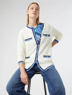 Cardigan aus Modal-Baumwolle