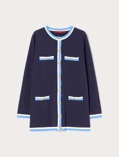 Cardigan aus Modal-Baumwolle