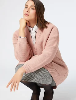 Cardigan aus Neoprengarn