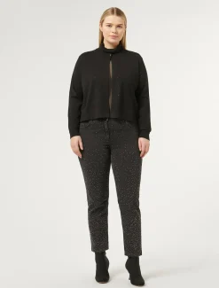 Cardigan aus Viskose mit Stretchanteil