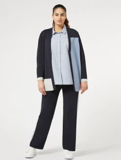 Cardigan aus Viskose mit Stretchanteil