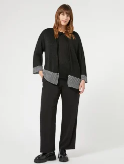 Cardigan aus Viskose und Lurex