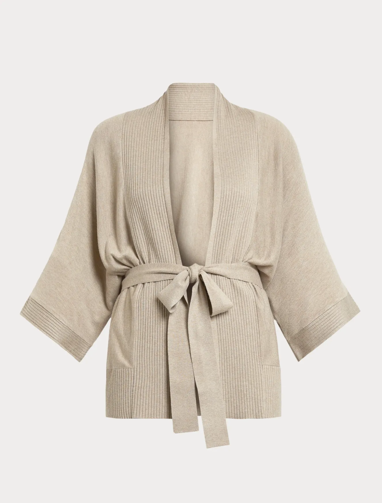 Cardigan aus Viskosegewebe